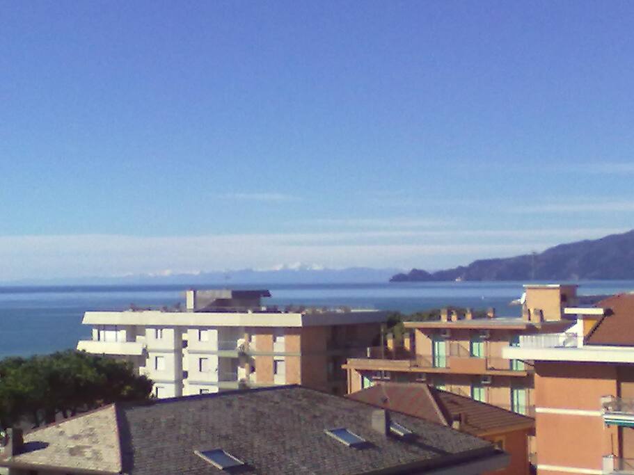 vista sul monte di portofino
