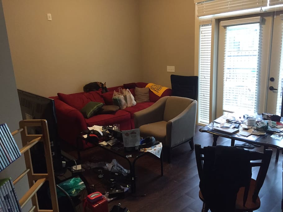 the couch, also will be cleaned up just some small things. :)