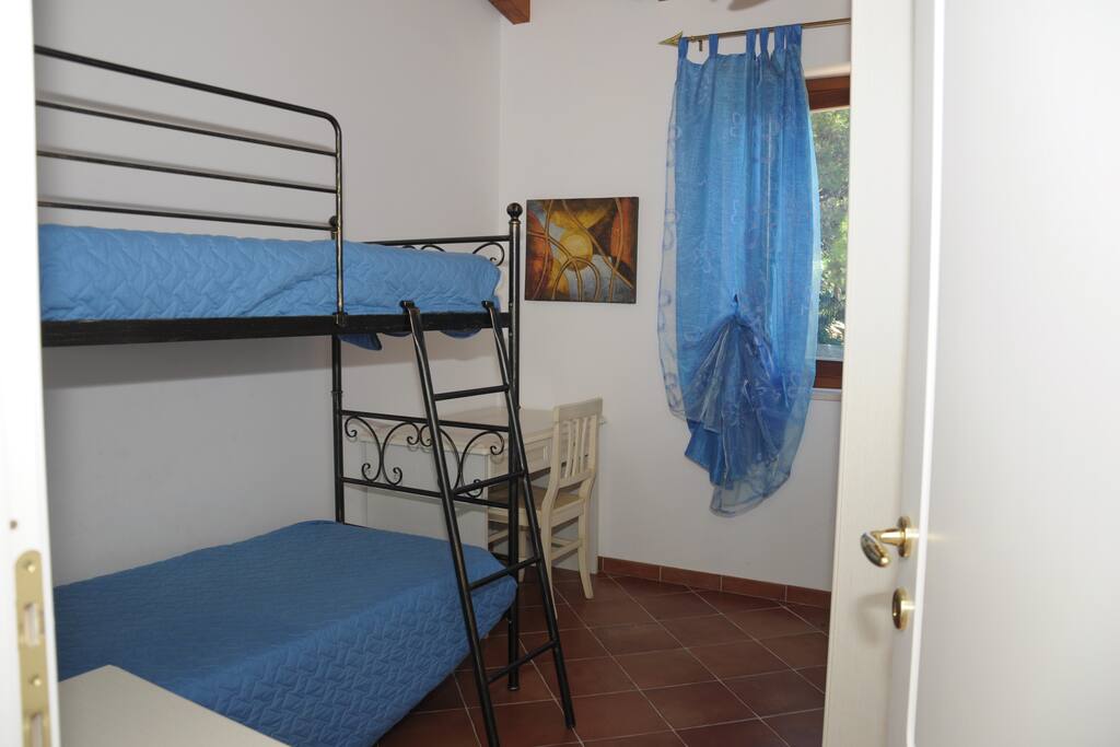 Cameretta con letti a castello