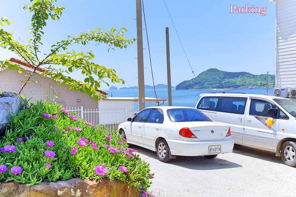 Parking for 4 to 5 cars. Other parking also available nearby.