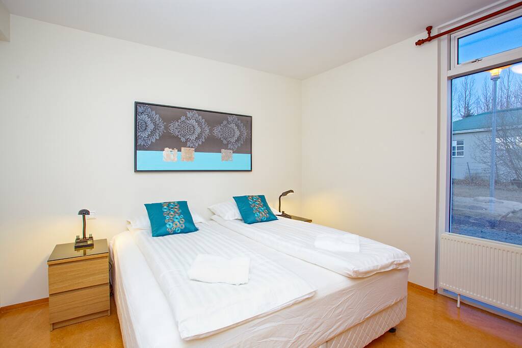 The studio has one bedroom