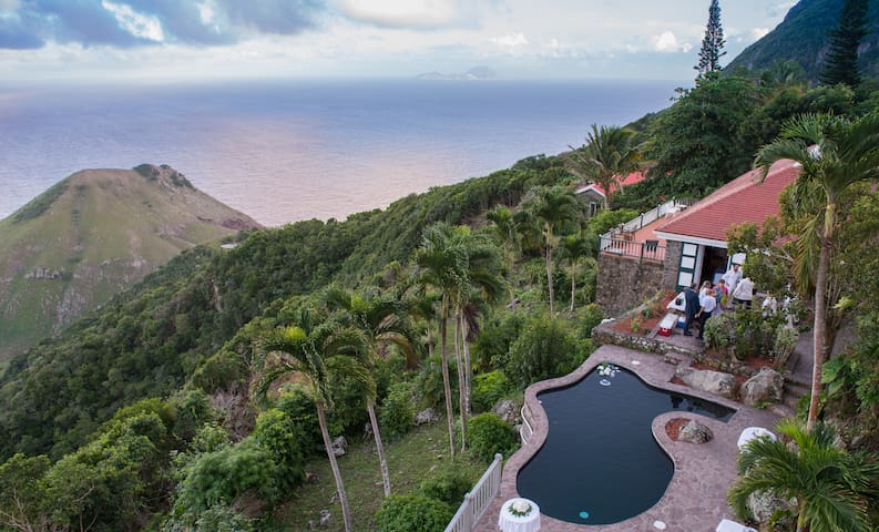 Saba's Finest and Largest Villa- 50% off January!