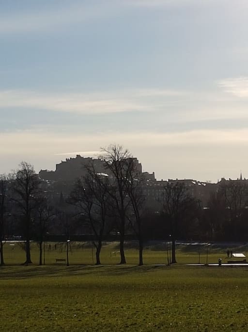 views towards the castle