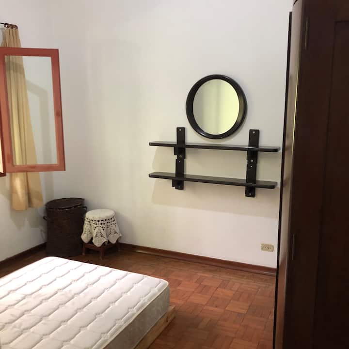 Bedroom 3 - 1 double bed, garden view