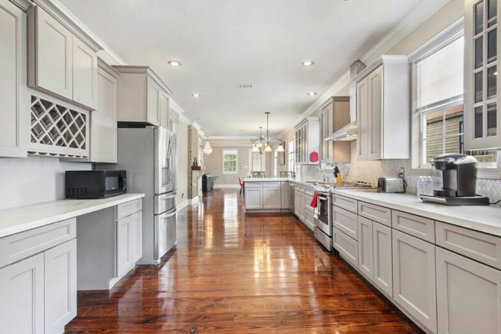 Huge space for cooking or fixing morning coffee with our Keurig coffee pot!