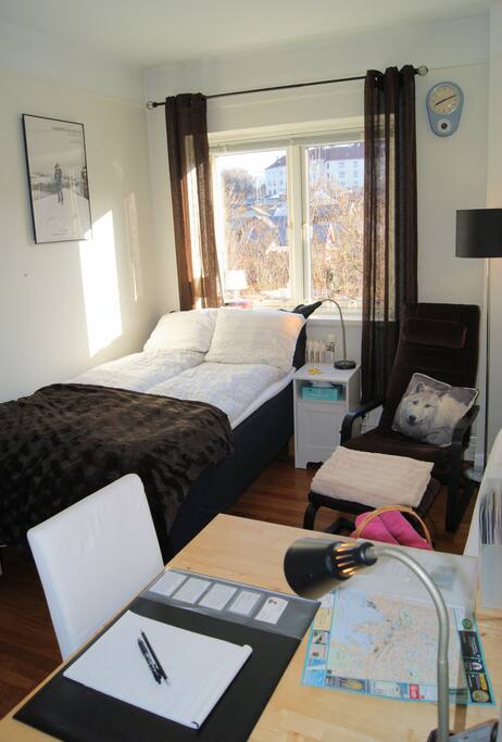 Our spacious guest room with everything you might need for your stay!