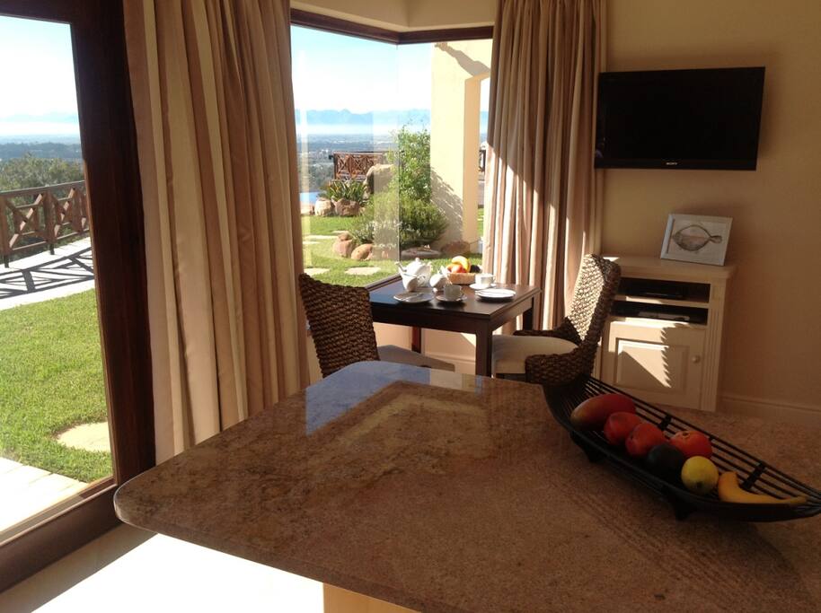 Breakfast with a spectacular view