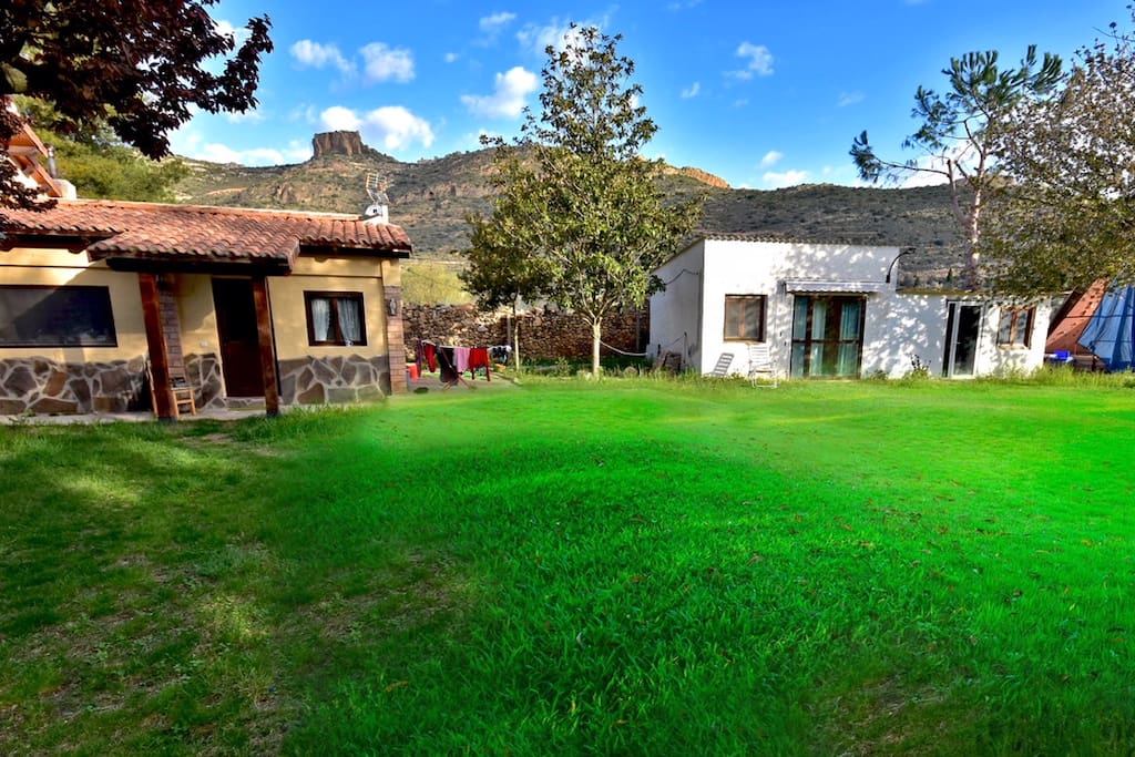 Vista desde el jardín