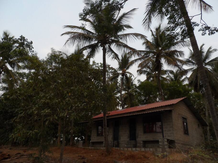 View of the two rooms from the riverside
