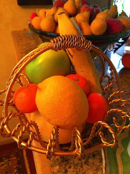 Your complimentary fresh fruit basket you will receive upon arrival.