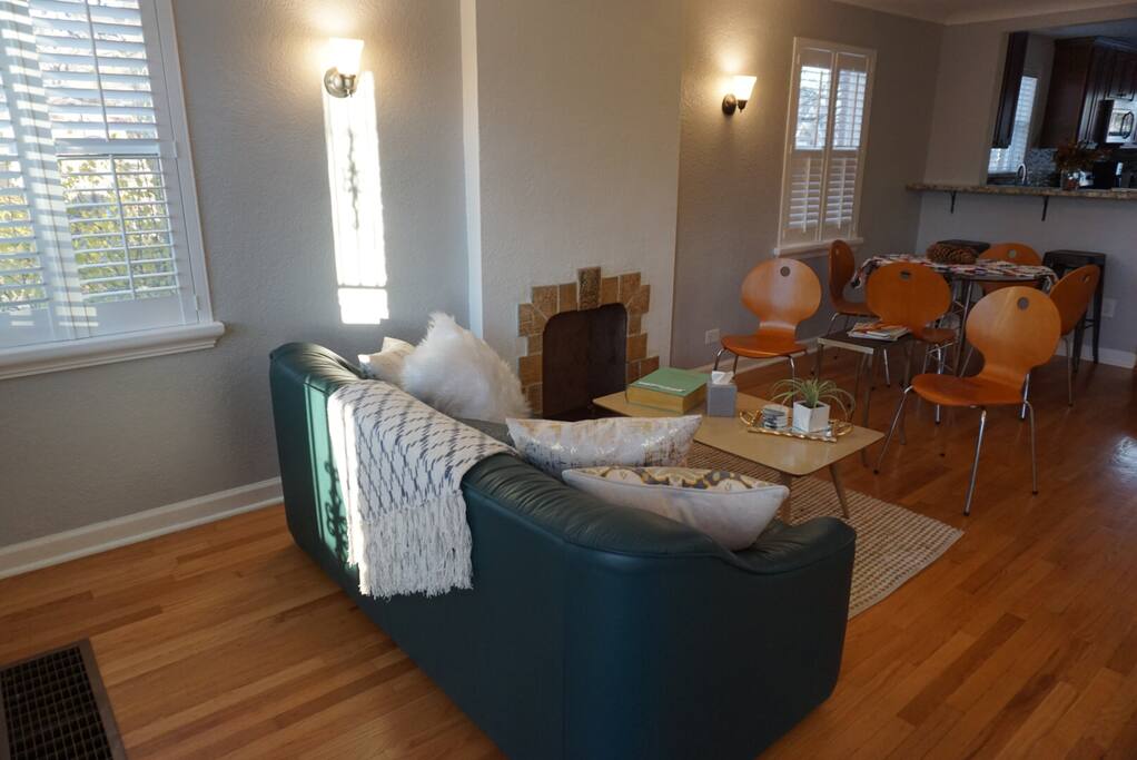 Plantation shutters allow for light and privacy...at the same time!