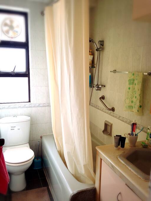 sharing bathroom