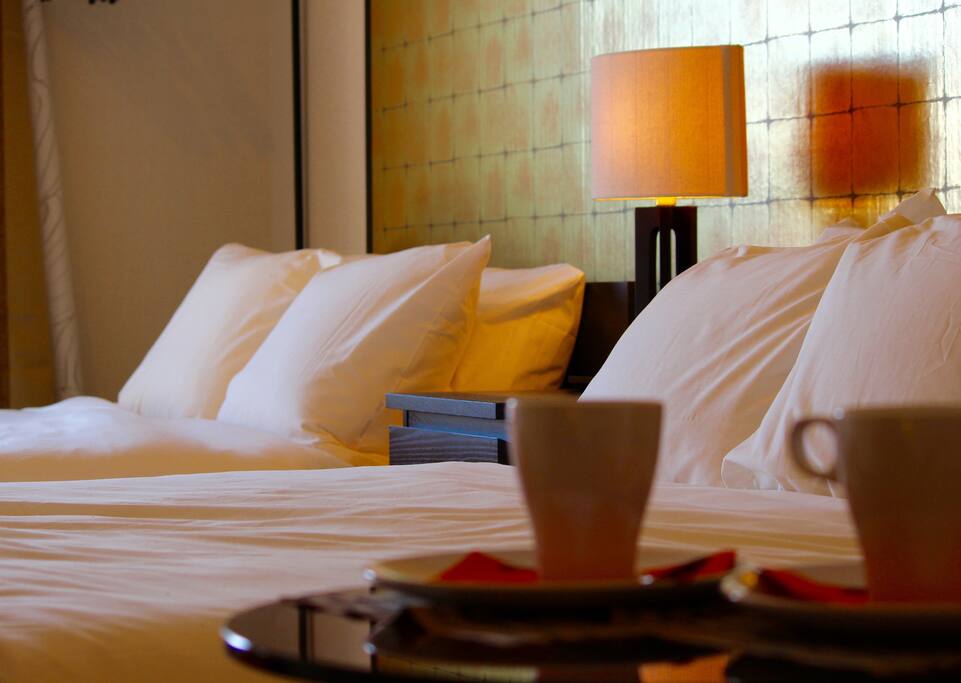 Comfortable double bed