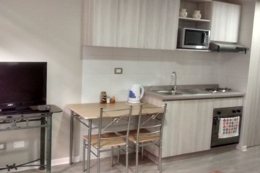 Cocina full electric con té y café