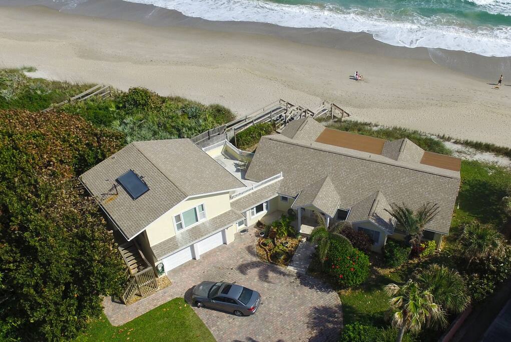 Aerial view of the Villa