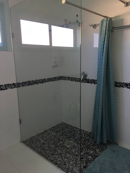 Large modern shower
