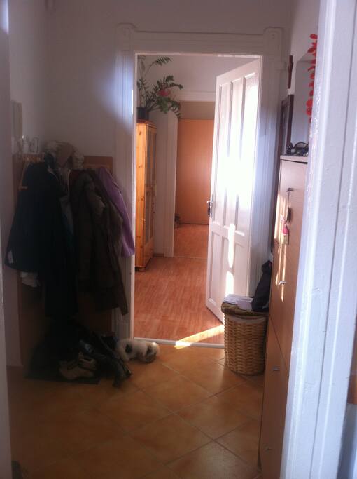 entrance to the rooms