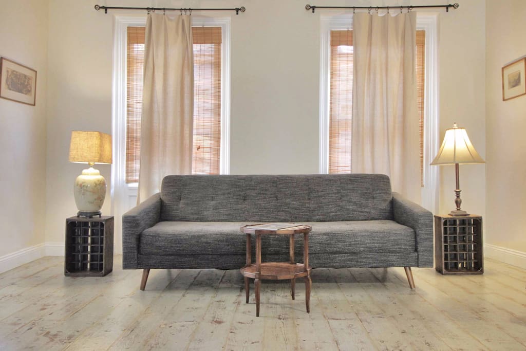 Living room with sleeper sofa