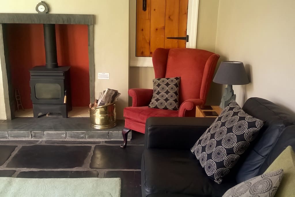 Snuggle up by the log burner
