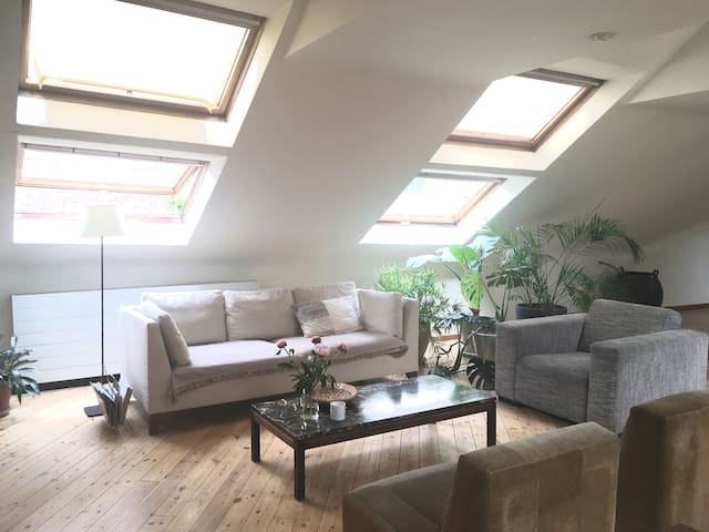 Green House in Town (Beige Room)