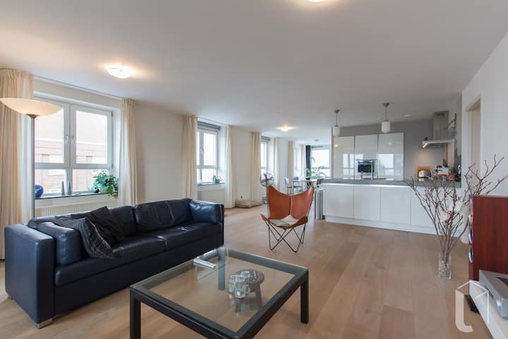 Luxurious apt (110m2) near the Centre of Rotterdam