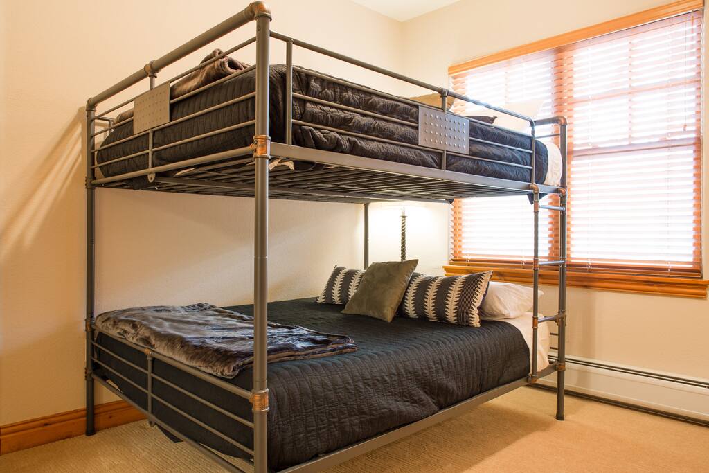 double queen bunk bed in bedroom 2