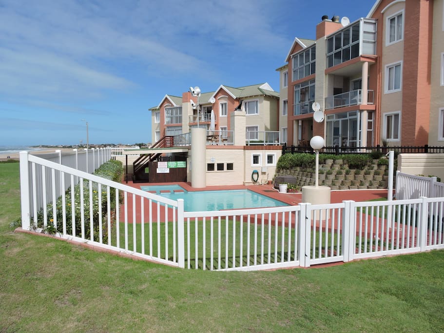 Photo of the pool within the complex
