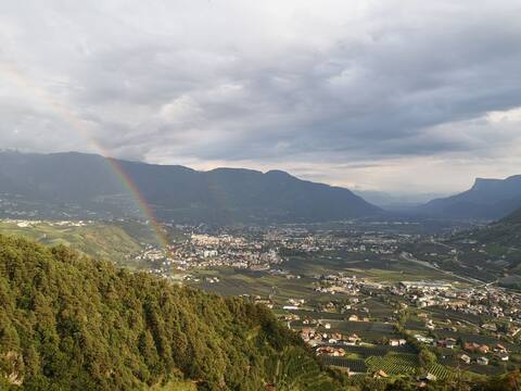 Top view over Merano