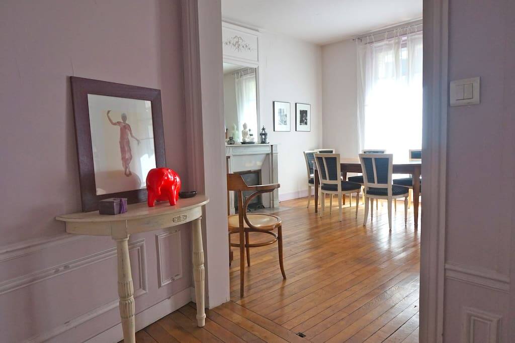 The entrance to your Parisian home