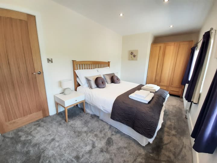 Master bedroom with double bed