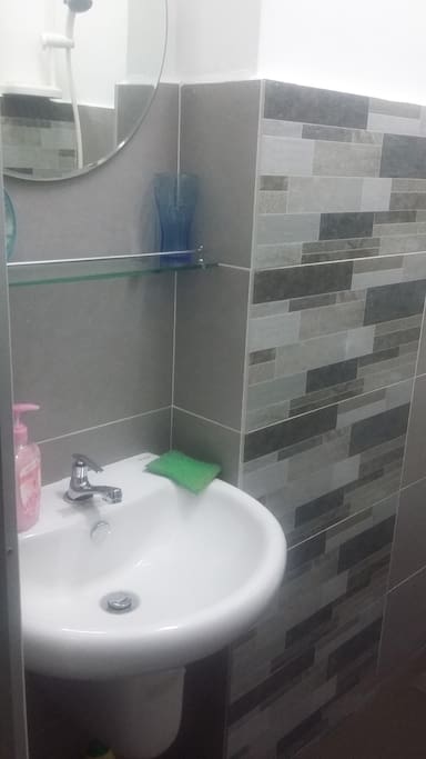 Newly renovated bathroom (Sink)