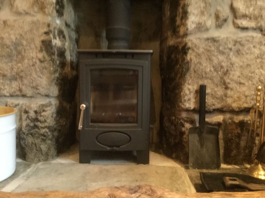 Wood burner for cosy nights