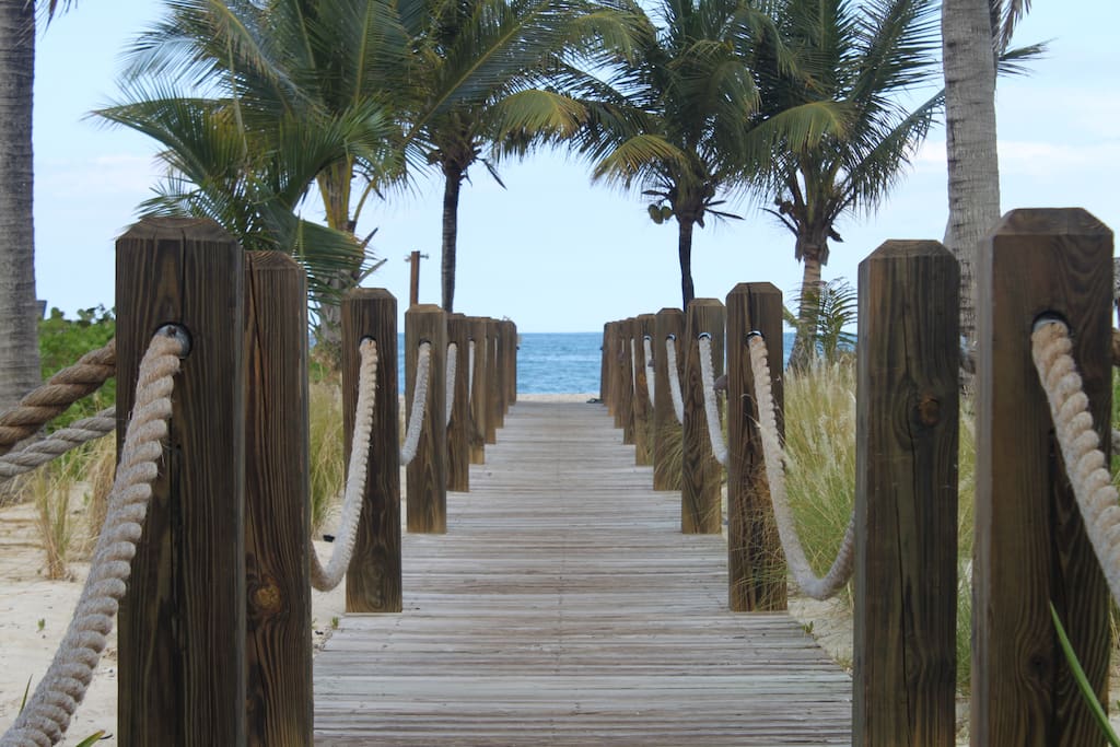 Boardwalk to the beach
