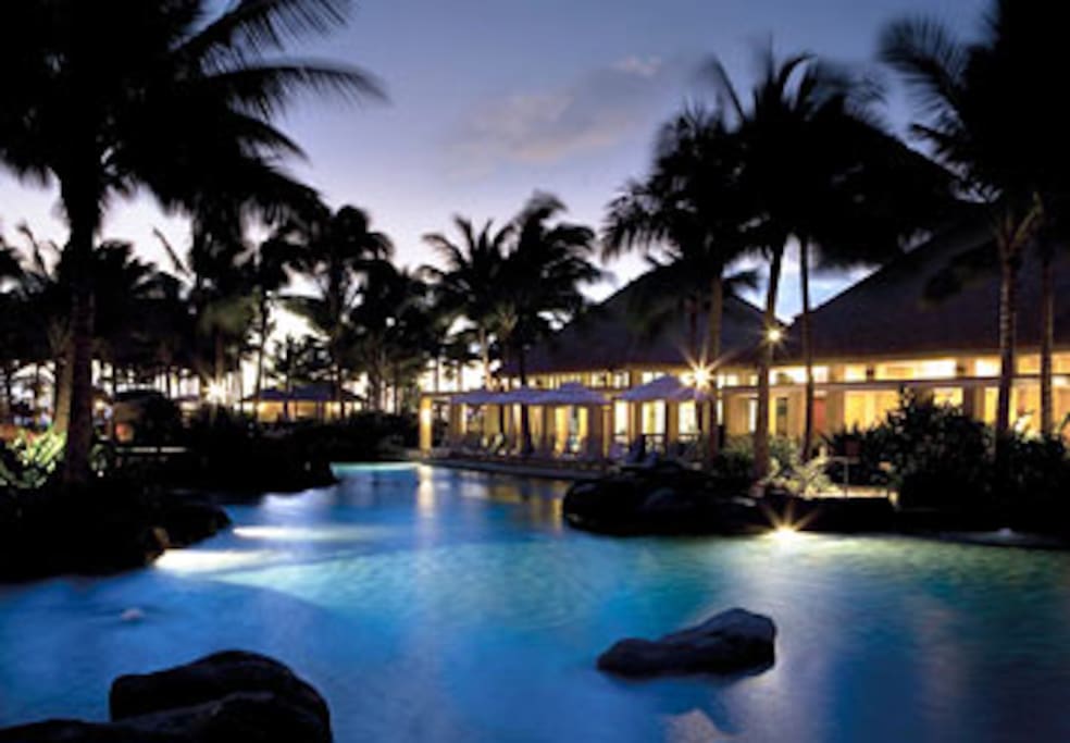 1 of many pools romantic setting
