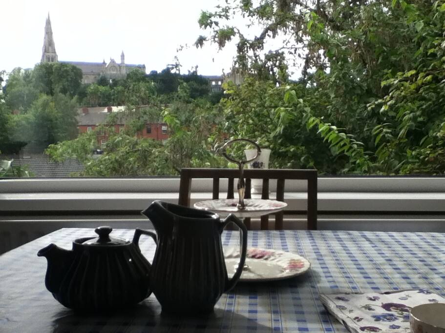 Breakfast room with a view