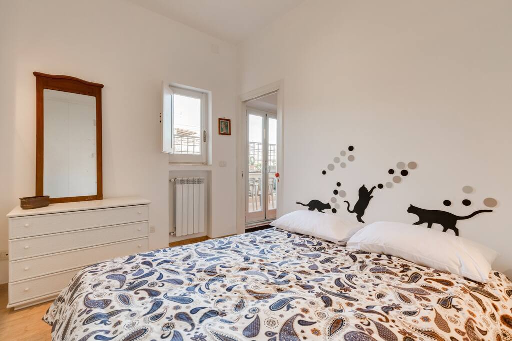 the bedroom