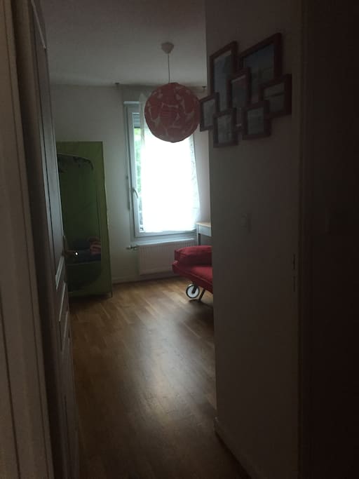 Another view of the twin bedroom from the door