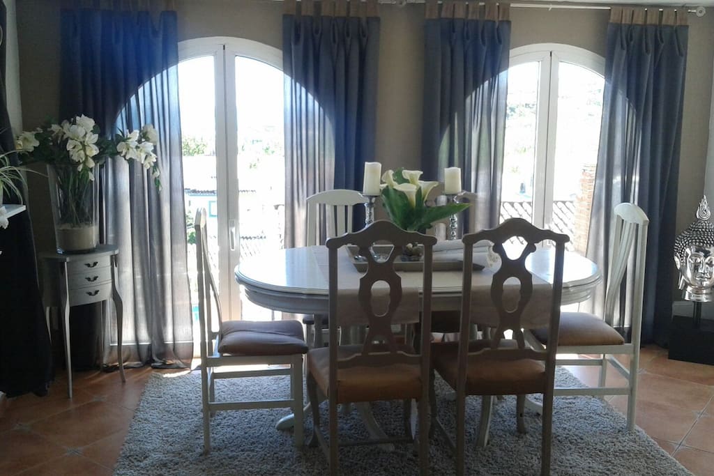 Dinner table with Ocean View