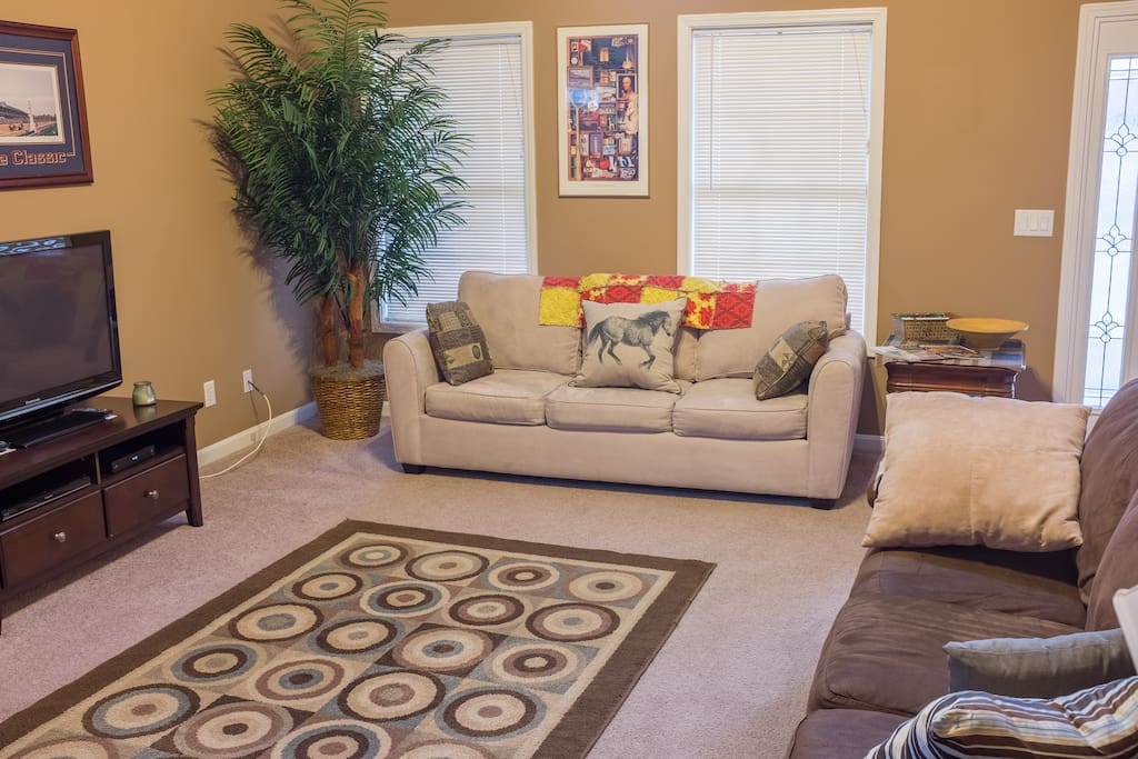 Great room from kitchen