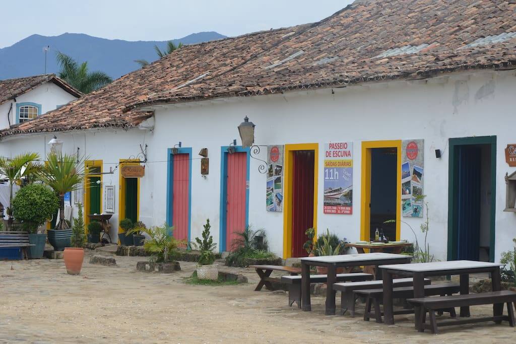 Vista da praça da bandeira