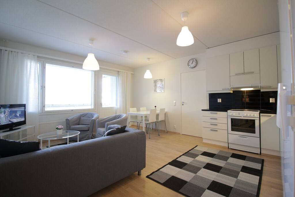 A spacious living area