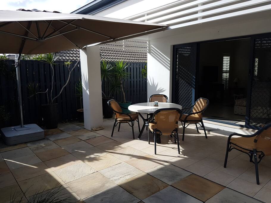 A secluded and quite area to enjoy your coffee