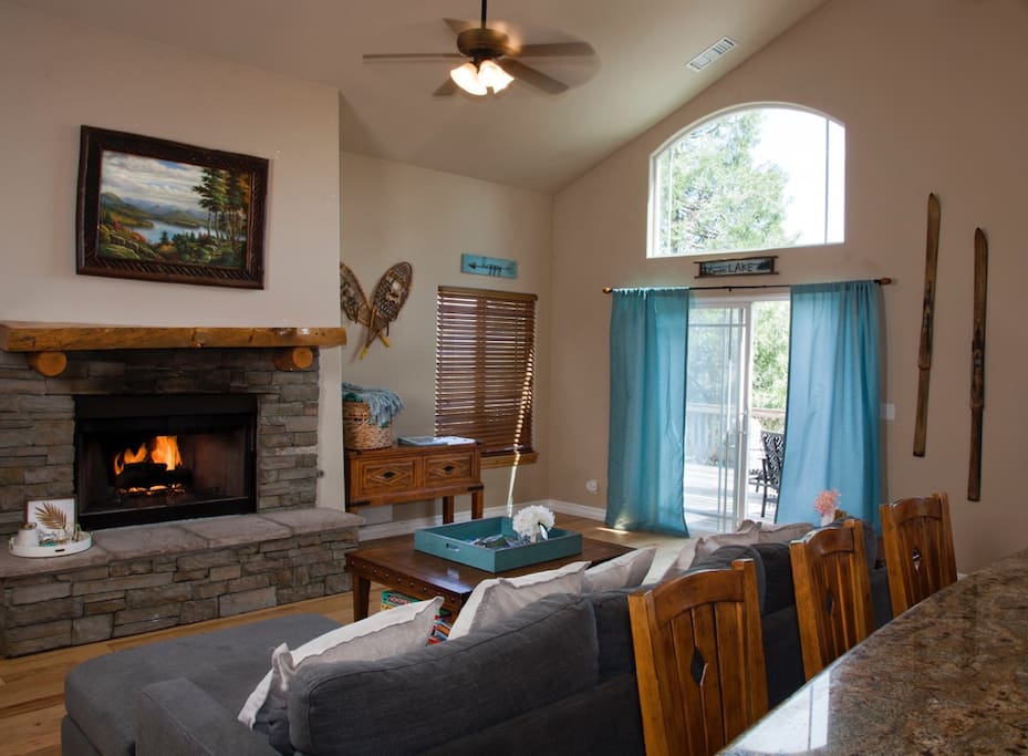 Main Living Room w/ New Couch!