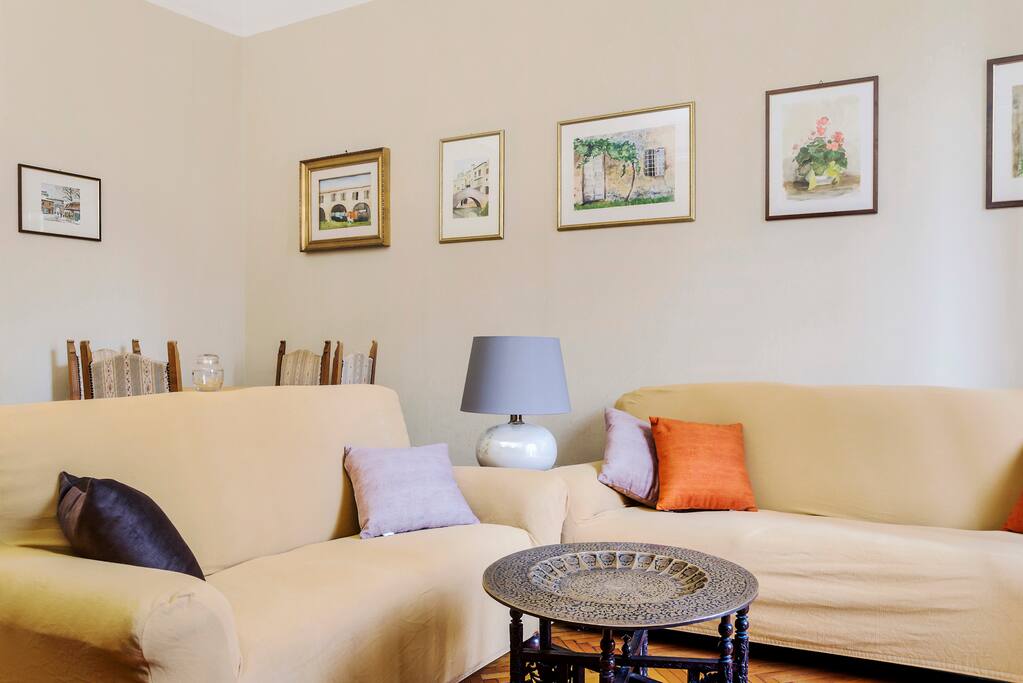 The living room