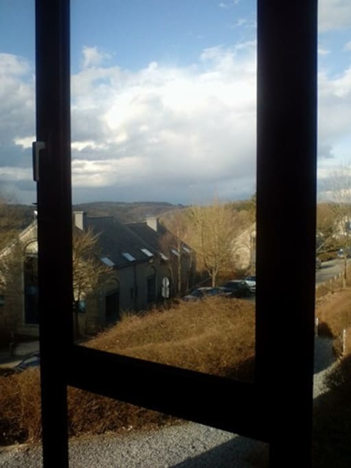 panorama, mijn woning is de hoogst plaats in de vallei.