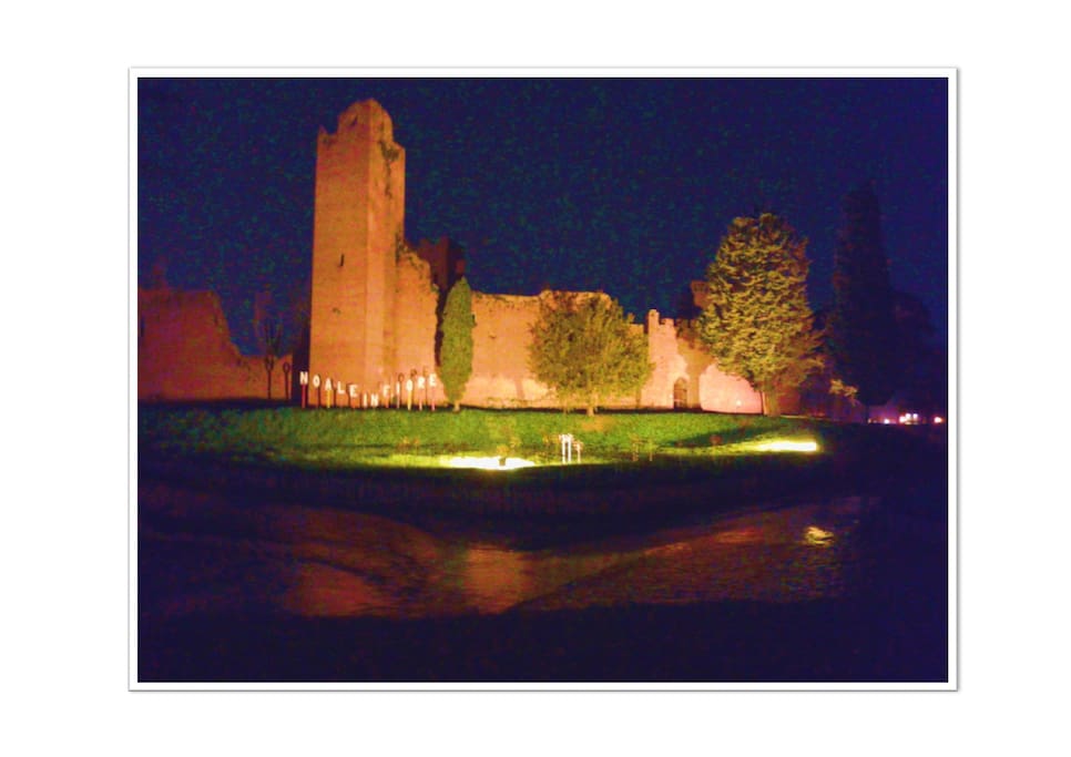 The Medieval fortress by night