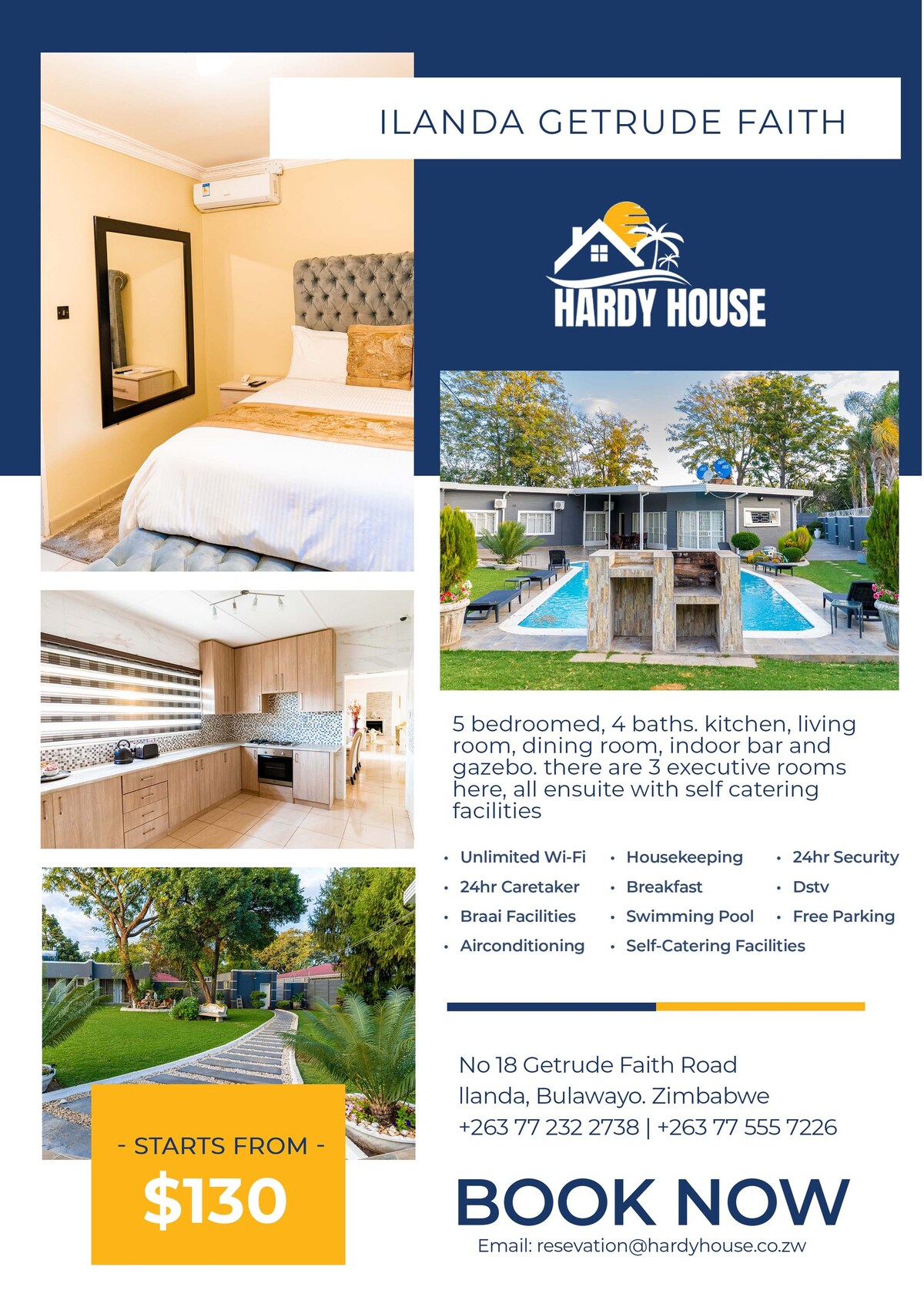 HARDY HOUSE Matshemhlope - Houses for Rent in Bulawayo, Bulawayo