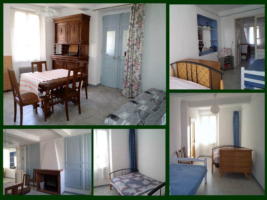 grand séjour chambre enfants et ados