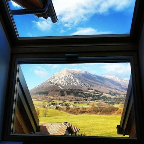 Apartment with mountain view