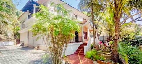 Waterfront Baga Beach Villa with Private Pool